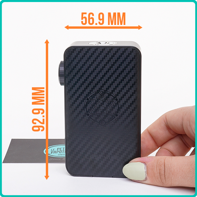 Dimensions de la Box Centaurus BT200 Lost Vape
